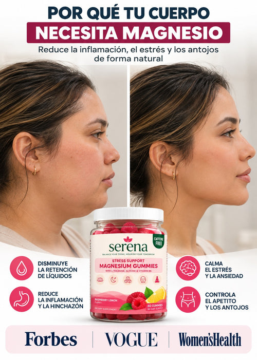 Baja el cortisol lo que desinflama el cuerpo, el rostro, mejora el sueño